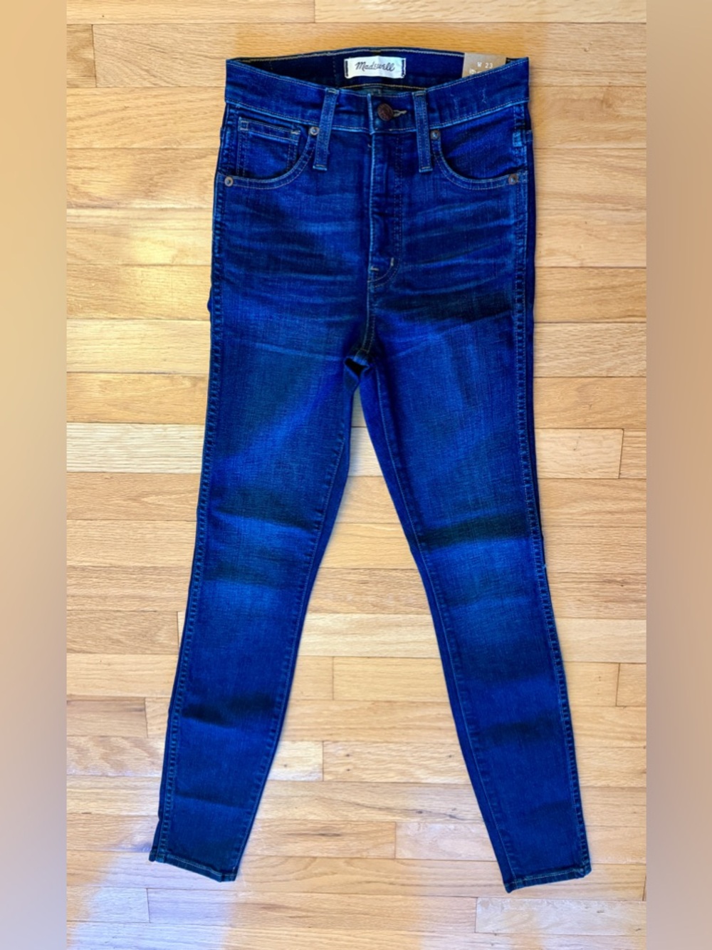 Madewell 10” high rise skinny denim jeans new NWT women’s 23